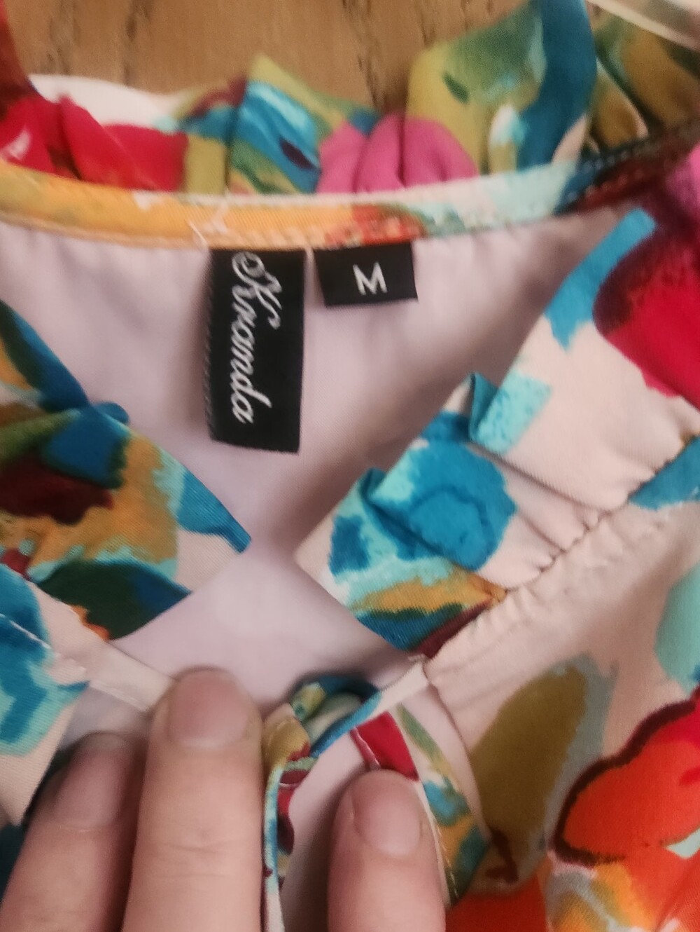 Floral Tie-Neck Maxi Dress in Multi Size Medium - Picture 2 of 13